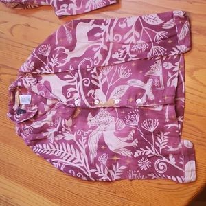 Pottery Barn Teen Harry Potter pink 2 pc pajamas, size SM